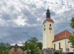 Evangelische Kirche in Kunnersdorf bei Görlitz, Fassadenanstrich und Dekor,  Malermeister Goldfriedrich Malerbetrieb
